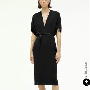 NWT Zara x Narciso Rodriguez Midi Dress - Black